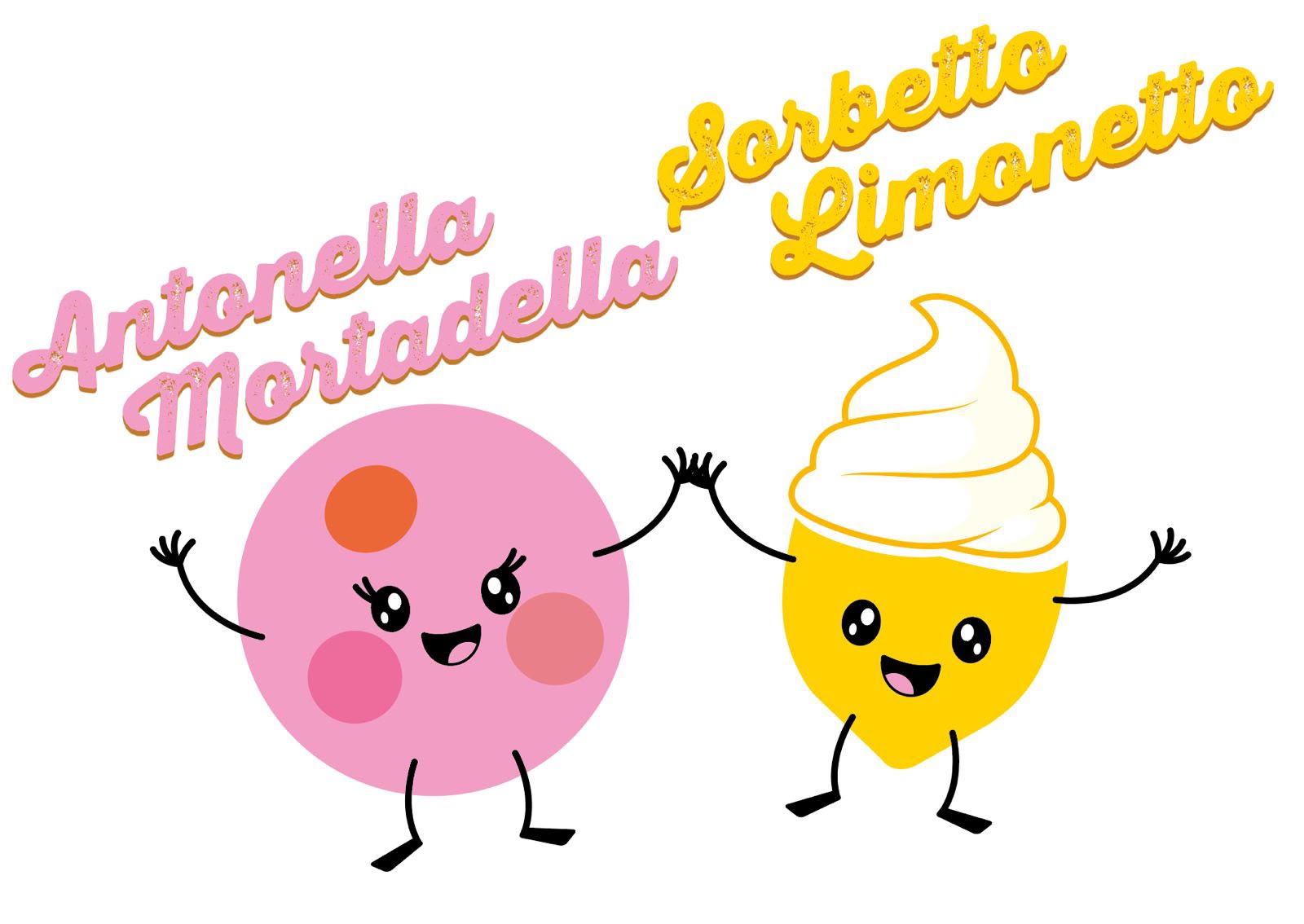 Illustration Antonnella Mortadella und Sorbetto Limonetto